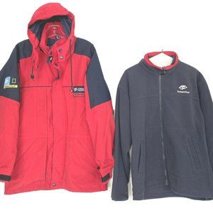 ESET TRITON COAT W/JACKET LINER ANTARTICA LINDBLAD‎ EXPEDITION ENDEAVOUR RED SM.